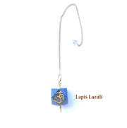 Hexagon Shaped with Om Pendulum Love Rocks Pendulum
